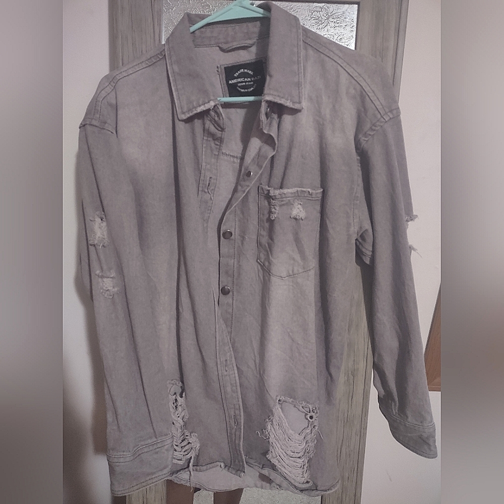 Distressed jacket